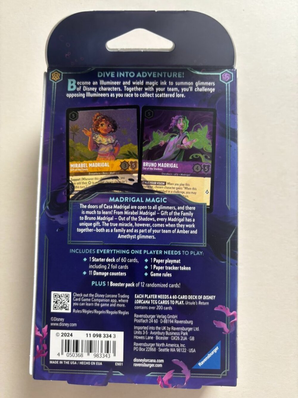 NEW Disney Lorcana Ursela's Return Starter Decks - 120 Cards - Picture 10 of 10